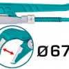 45° Heavy Duty Swedish pipe Wrench THT172023