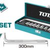 10Pcs 1/2″ Socket Set THTL121101