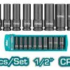 10PCS 1/2″ Deep Impact Socket Set THKISD12102L